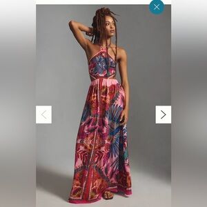 Farm Rio | Macaw Scarf Maxi Dress- S